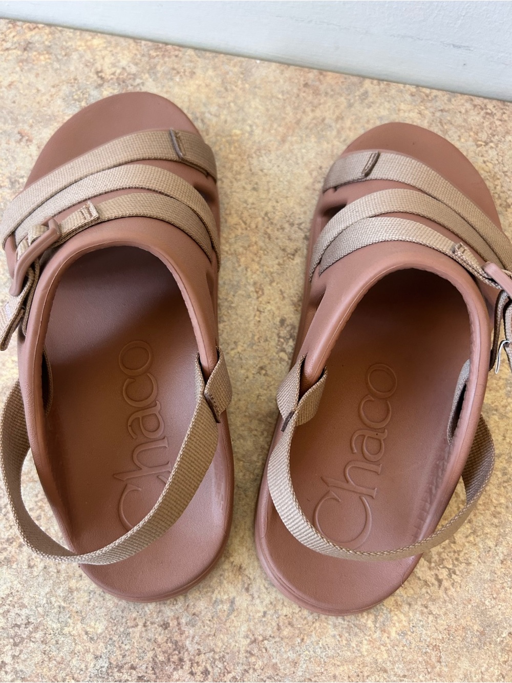 Chaco Chillos Mauve/Clay Sport Sandals like new condition size 8 - Picture 5 of 7